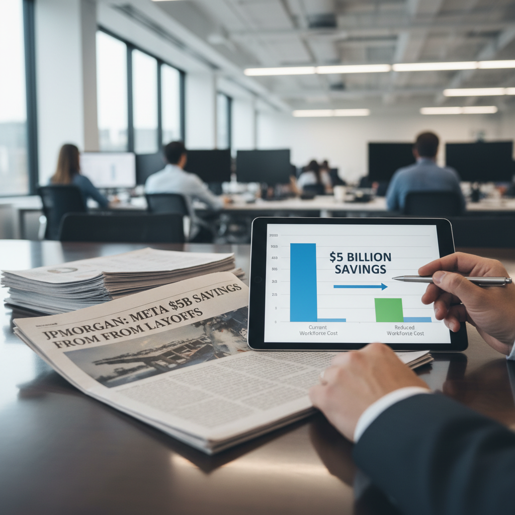 JPMorgan Analysis Suggests Meta Could Save $5 Billion Through 20% Workforce Reduction