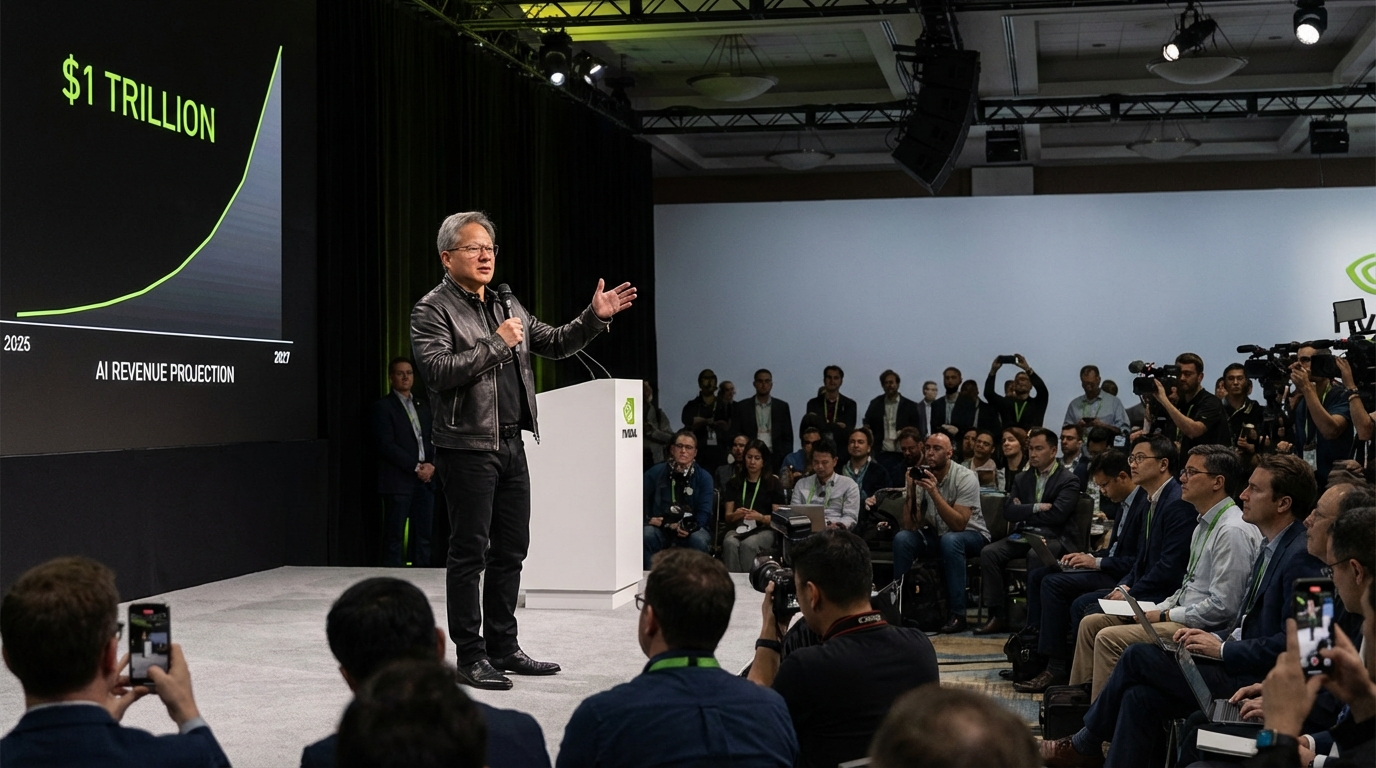 NVIDIA CEO Projects $1 Trillion Revenue from AI Chips by 2027