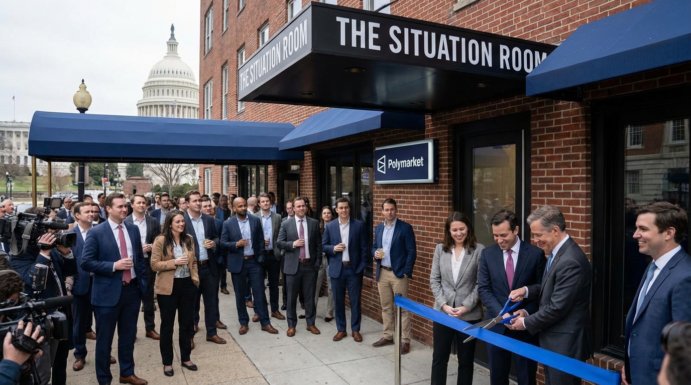 Polymarket Opens 'The Situation Room' Bar in Washington D.C.